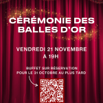 Invitation Balles d'Or